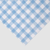 Papier Mousseline Points d'aquarelle bleu En vichy (Détail)