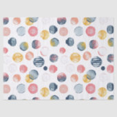 Papier Mousseline Points d'aquarelle Grunge (Recto)