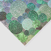 Papier Mousseline Points de parties scintillantes et cercles de luxe (Détail)