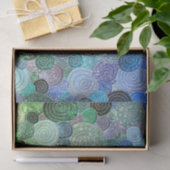 Papier Mousseline Points de parties scintillantes et cercles de luxe (Cadeau)