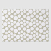 Papier Mousseline Points de sage (Recto)