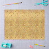 Papier Mousseline Points Gold Chic (Artisanat)