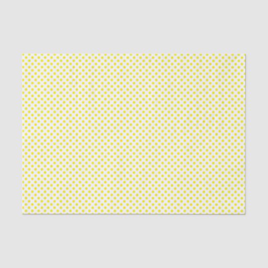 Papier Mousseline Points Jaunes (Recto)