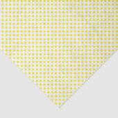 Papier Mousseline Points Jaunes (Détail)