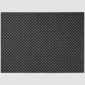 Papier Mousseline Points noirs et blancs chic petits (Recto)