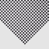 Papier Mousseline Points noirs sur papier blanc (Détail)