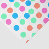 Papier Mousseline Points Pastel Printemps (Détail)