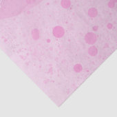 Papier Mousseline Points rose pastel Artisanat Mains faites ou Merci (Détail)