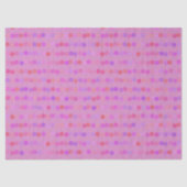 Papier Mousseline points roses, violets et orange (Recto)