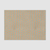 Papier Mousseline Points verts bleu Turquoise clair Faux Rustic Brow (Recto)