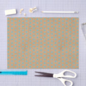 Papier Mousseline Points verts bleu Turquoise clair Faux Rustic Brow (Artisanat)