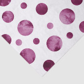 Papier Mousseline Pois Berry Watercolor (Détail)