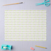 PAPIER MOUSSELINE POIS BLANCS BRUN VERT (Artisanat)