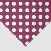 Papier Mousseline Pois blancs en Bourgogne (Détail)