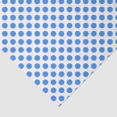 Papier Mousseline Pois bleu avec l'arrière - plan personnalisable (Détail)