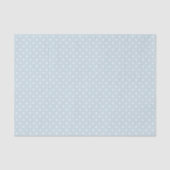 Papier Mousseline Pois Bleus, Motif Pointe Polka, Points, Pointe (Recto)