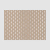 Papier Mousseline Pois brun et blanc (Recto)