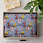 Papier Mousseline Pois de construction de bouteur de tracteur (Cadeau)