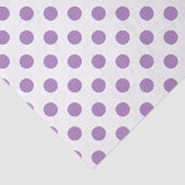 Papier Mousseline Pois de lavande sur blanc (Détail)