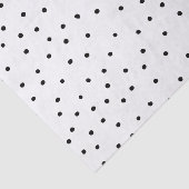 Papier Mousseline Pois mignon d'aquarelle noire chic moderne (Détail)