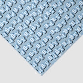 Papier Mousseline Pois minuscule sur l'arrière - plan bleu pour le (Détail)