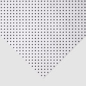 Papier Mousseline Pois noirs en blanc (Détail)