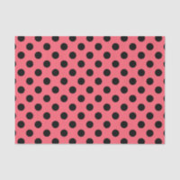 Pois noirs sur corail