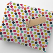 Papier Mousseline Pois Rainbow Confetti
