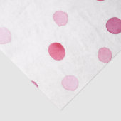 Papier Mousseline Pois rose Artisan Aquarelle Sweet Multi-usage (Détail)
