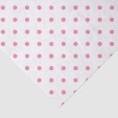 Papier Mousseline pois rose classique intemporel multiusage fun (Détail)