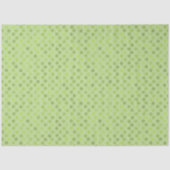 Papier Mousseline pois verts de printemps (Recto)