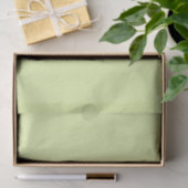 Papier Mousseline Pois verts et blancs (Cadeau)