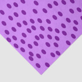 Papier Mousseline Pois violets de lavande (Détail)
