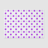 Papier Mousseline Pois violets, Motif à points Polka, points, pointi (Recto)