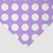 Papier Mousseline Pois violets, Motif à points Polka, points, pointi (Détail)