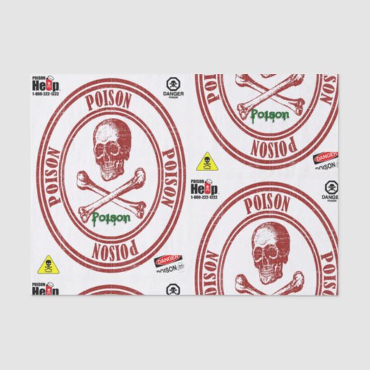 Papier Mousseline Poison de papier de tissu décoratif (Recto)