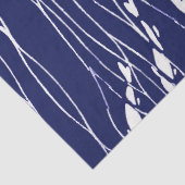 Papier Mousseline Poisson Bleu sous-marin (Détail)