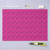 Papier Mousseline Poisson Bonito mignon dans la Maroon profonde sur  (Artisanat)