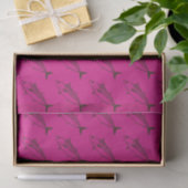 Papier Mousseline Poisson Bonito mignon dans la Maroon profonde sur  (Cadeau)