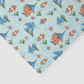 Papier Mousseline Poisson Carton mignon (Détail)