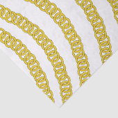 Papier Mousseline Poisson de la chaîne d'or du papier testé (Détail)