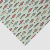 Papier Mousseline Poisson Découpe de pêche (Détail)