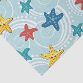 Papier Mousseline Poisson étoilé dans l'océan Tourbillonnant (Détail)