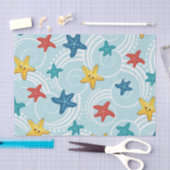 Papier Mousseline Poisson étoilé dans l'océan Tourbillonnant (Artisanat)