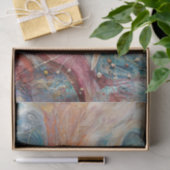 Papier Mousseline Poisson étoilé - Décor de plage nautique patriotiq (Cadeau)