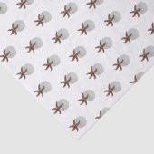 Papier Mousseline Poisson étoilé en Dollar de sable Papier Tissu (Détail)