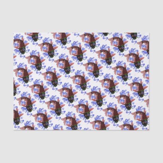 Papier Mousseline Poisson japonais (Recto)