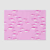 Papier Mousseline Poisson rose (Recto)