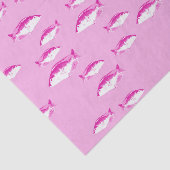 Papier Mousseline Poisson rose (Détail)