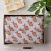 Papier Mousseline Poisson rouge (Cadeau)